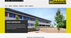 Desktop Screenshot of hagueconstruction.co.uk