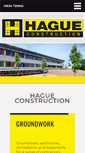 Mobile Screenshot of hagueconstruction.co.uk